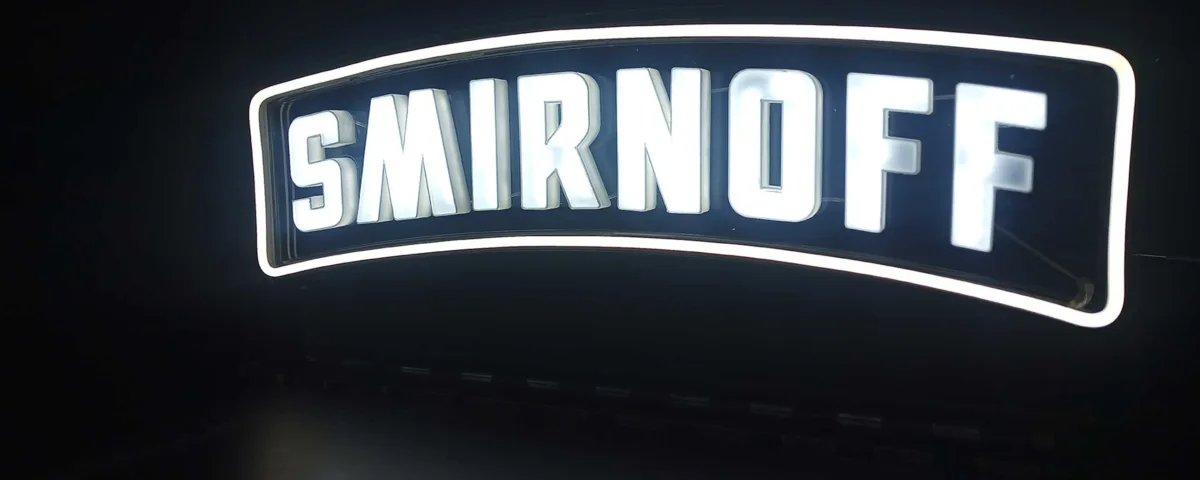 Smirnoff Channel Letters