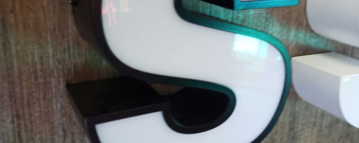 'S' Channel Letters