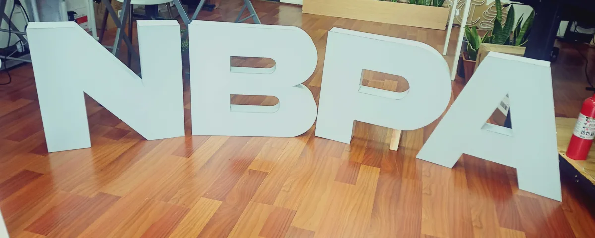 ‘NBPA’ Channel Letters