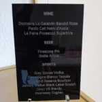 Black Acrylic Laser Engraving