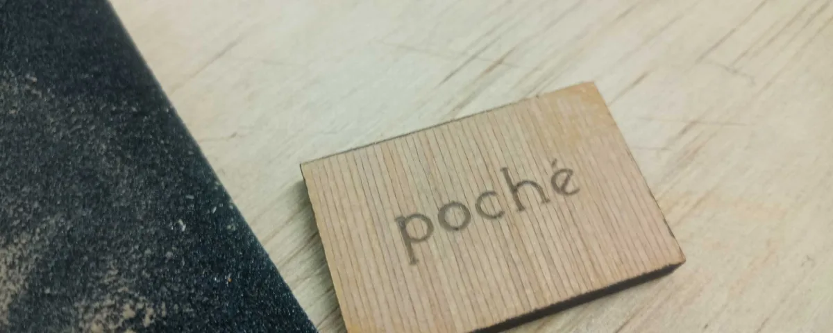 'Poché' Laser Engraving