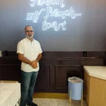 ‘Pardon my French... toast’ Cool white LED Neon Sign