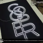 ‘COOPER’ Cool White LED Neon Sign