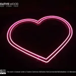 Heart Pink LED Neon Sign