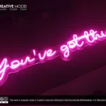 ‘You've got this’ Pink LED Neon Sign