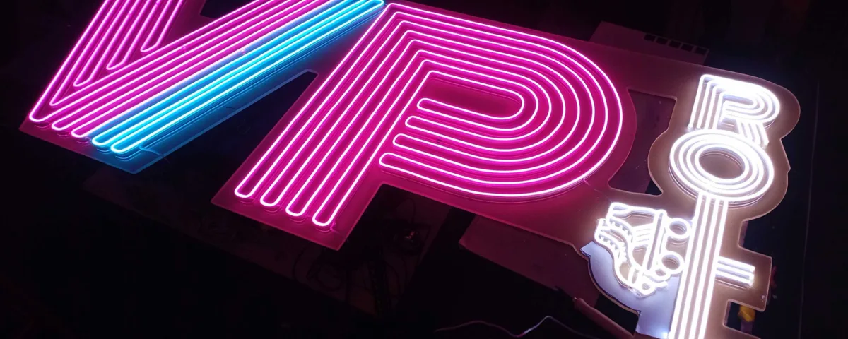‘VP ROLL’ LED Neon Sign
