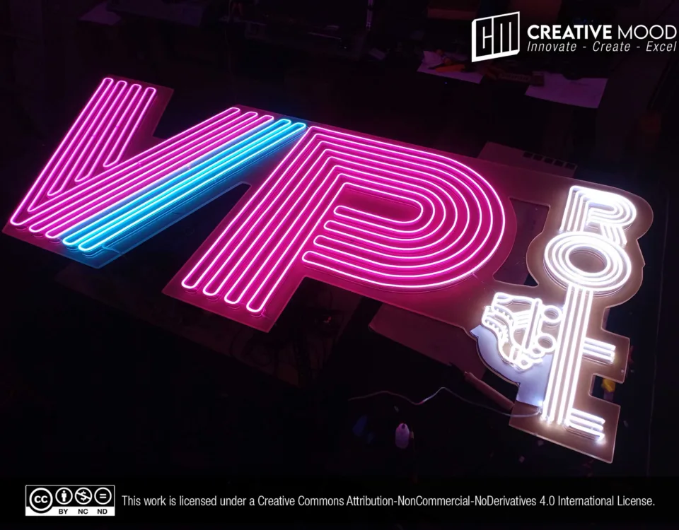 ‘VP ROLL’ LED Neon Sign