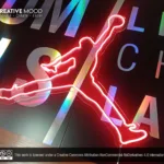 Jordan logo Red LED Neon Sign