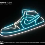 Sneaker-shaped LED Neon Sign