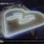 ‘J + J’ Cool White LED Neon Sign
