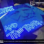 ‘Three Chords And The Truth’ Blue LED Neon Sign