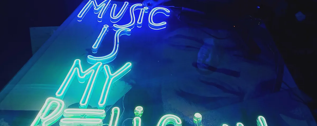 ‘Music Is My Religion’ LED Neon Sign