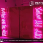 ‘Take This Pink Ribbon Off My Eyes’ LED Neon Sign
