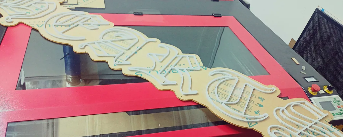 ‘HEARTS’ LED Neon Sign