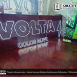 ‘VOLTA’ Cool White LED Neon Sign