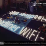 ‘Headliner WiFi’ Warm White LED Neon Sign