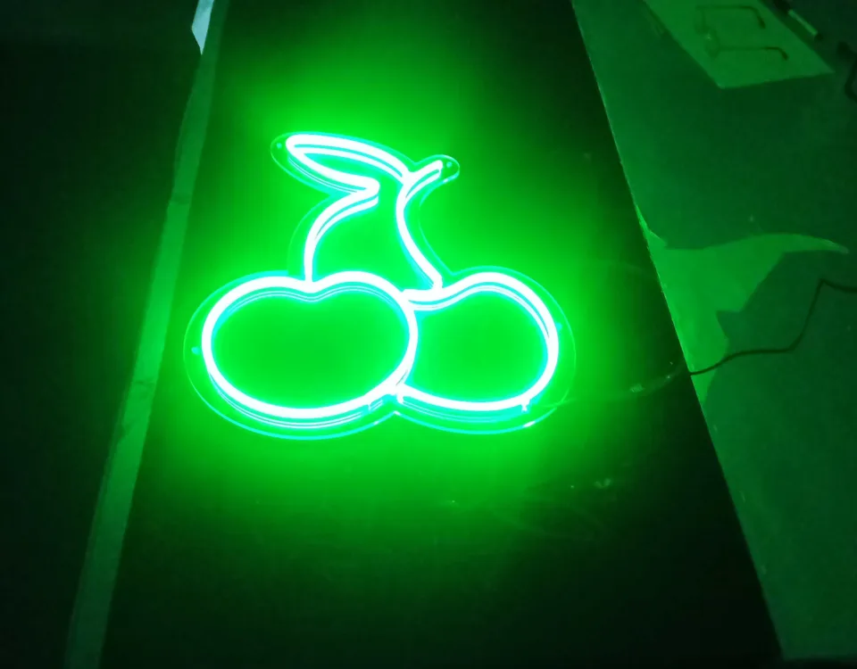 Cherry Green LED Neon Sign