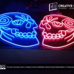 Mexican Skulls LED Neon Sign