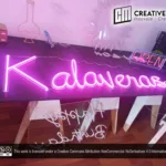 ‘Kalaveras’ Pink LED Neon Sign