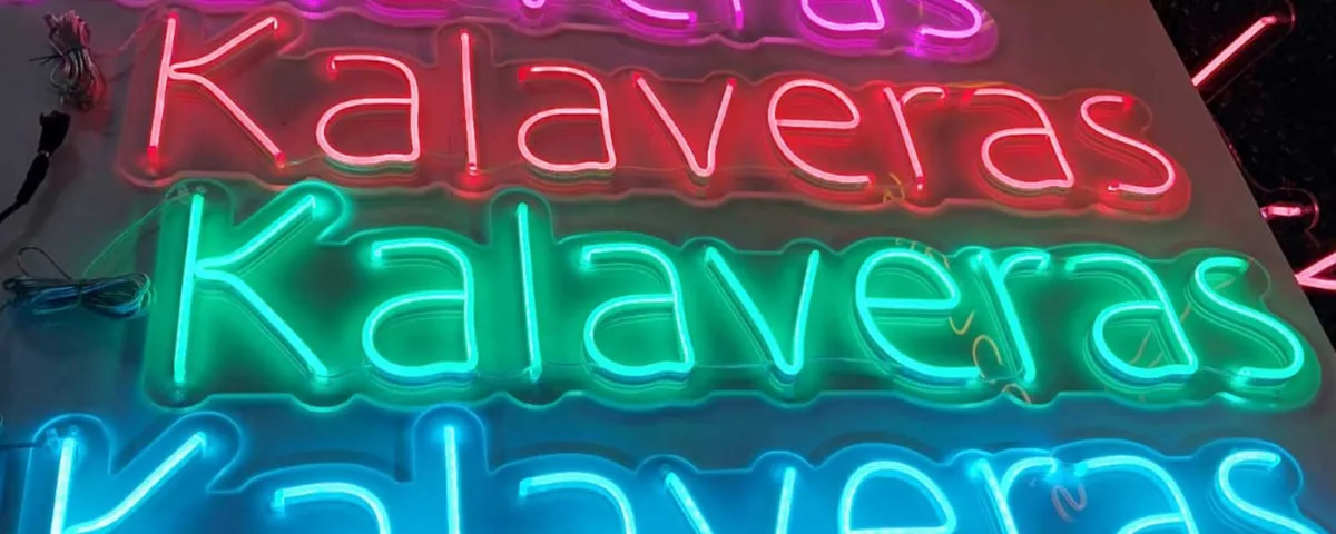 ‘Kalaveras’ LED Neon Sign